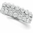14K White Gold Diamond Anniversary Band - 1.50 Ct.