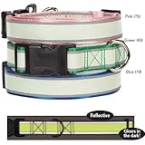 Casual Canine Glow Nylon Dog Collar, 10 to 16-Inch, Pink