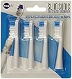 Violife Slim Sonic Replacement Heads, 4 Count
