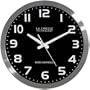 La Crosse Technology WT-3161BK 16-Inch Stainless Steel Atomic Clock