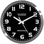 La Crosse Technology WT-3161BK 16" Metal Atomic Analog Clock