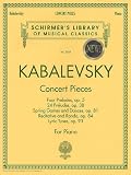 Kabalevsky - Concert Pieces for Piano (Schirmer's Library of Musical Classics)の画像