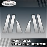 03-08 infiniti Fx35 6Pc Chrome Pillar Post Covers