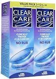Clear Care One Bottle Solution for Cleaning amp Disinfecting No Rub 2 ct