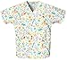 All Products : Scrubs - Cherokee HQ Assorted Two Pocket Whimsical Dog Print Two Pocket Poly/Cotton (XS-5X) Veterinary and Pediatric Scrub Tops