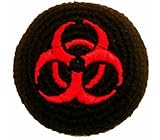 Biohazard Hacky Sack / Footbag - Embroidered - Made in Guatemalan - Comes with Tips & Game Instructions - MB4