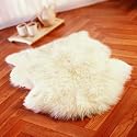 Cream sheepskin rug