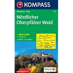N�rdlicher Oberpf�lzer Wald: Wander- und Radkarte. GPS-genau. 1:50.000