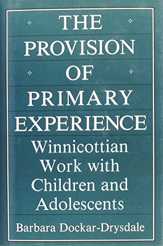 the provision of primary experience winnicottian work with children and adolescents