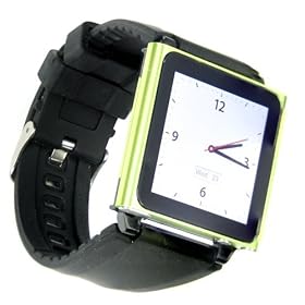 Snugg iPod Nano Watch Band - Quality Watch Strap for Nano 6G (Clip on)