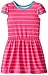 Marmellata Girls' Dress Pink Striped Knit Dress