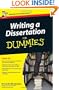 Writing a Dissertation For Dummies, UK Edition