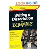 Writing a Dissertation For Dummies