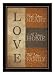 The Craft Room RAD 377 Love, Twelve by Eighteen Inch Country Inspirational Shaker Framed Print by Lauren Rader