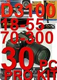 Nikon D3100 30 Piece Pro kit with 5 Years Extended warranty Plan , Nikon AF ....