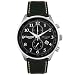 Triumph Motorcycles Men's Black Leather Chronograph Watch #3013-01