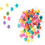 Stars Cake Decorations - Assorted Colors STARS EDIBLE Candy Confetti Sprinkles for Cakes, Cupcakes & Cookies