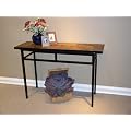 4D Concepts Sofa Table with Slate Top, Metal/ Slate