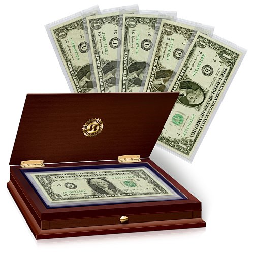 The Complete Collection Of $1 Federal Reserve Barr Notes Currency Set by Ashton Drake-image