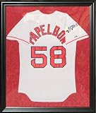 Jonathan Papelbon Boston Red Sox Framed Autographed Jersey with World Series Patch