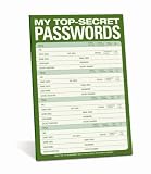 Knock Knock Classic Note Pad: My Top-Secret Passwords (Pack of 6)
