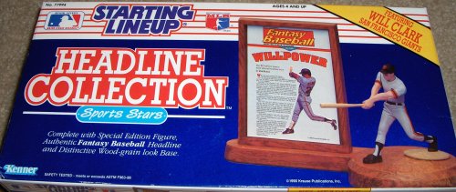 MLB Action Figure: Will Clark 1991 MLB Headline Collection Starting Lineup-MLB Action Figure-Major League Baseball Action Figure-Major League Baseball Figures-Major League Baseball-Baseball Figures-MLB Major League Baseball