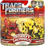Transformers 2: Revenge of the Fallen Movie Robot Heroes 2-Pack Rampage Vs. Mudflap