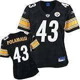 Reebok Pittsburgh Steelers Troy Polamalu Womens Premier Jersey
