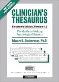 Clinician`s Thesaurus, Electronic Edition: Version 4.0