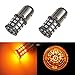 JDM ASTAR Bright AX-2835 Chipsets 1157 2057 2357 7528 LED Bulbs for Turn Signal,Amber Yellow