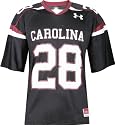 South Carolina Gamecocks -No. 28- Black Under Armour Replica Football Jersey