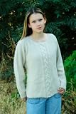 Alpaca Cable Knit Sweater