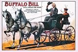 Canvas Print, Buffalo Bill: Still Holds the Reins - 18 x 12