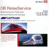 DB ReiseService Sommer 2001 ( Kursbuch) - CD- ROM f&uuml;r Windows und DOS - Deutsche Bahn AG, Troisd.