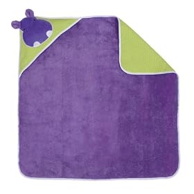 Aquatopia Cosy Cuddles Hooded Towel - Ages 0-18mths (Hippo)