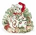 Fitz and Floyd Kitty Kringle Canape Plate
