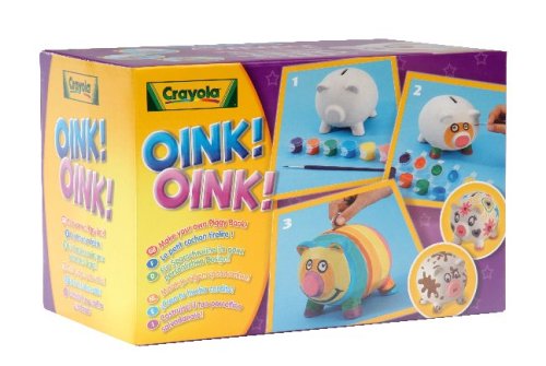 Childrens Toyshop  Toys : Crayola Oink! Oink! Make Your Own Piggy Bank