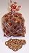 Scott's Cakes Chocolate Covered Pretzels with Autumn Color Non-Pareils 1 Pound Pumpkin Bag