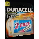 Buy 50 Duracell Size 10 Hearing Aid Button Batteries DA10B10W by Duracell