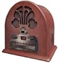 Crosley CR32 CD Cathedral Radio with CD - Paprika