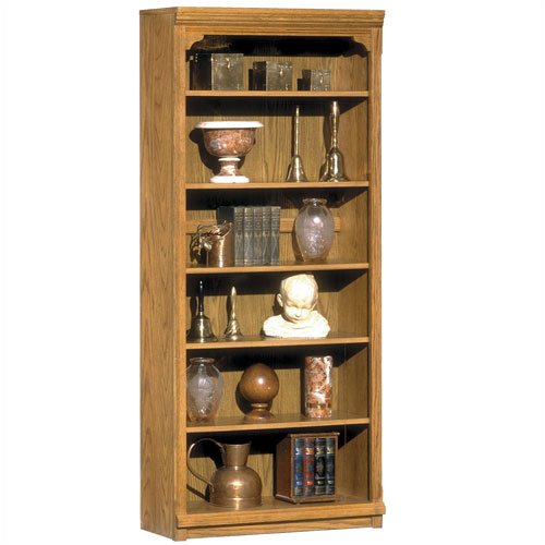 Riverside Furniture 1534 Riverside Classics 72  H Bookcase in Casual Light Oak
