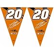 Tony Stewart #20 NASCAR 25Ft String Of 6 x 9 Party Pennants (Flags) by BSI Products Inc.