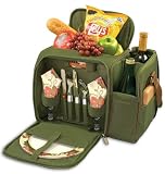 Malibu All-Inclusive Deluxe Picnic Basket For Two Malibu All-Inclusive Deluxe Picnic Basket For Two