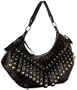 B. MAKOWSKY Las Vegas Large Hobo,Black,one size