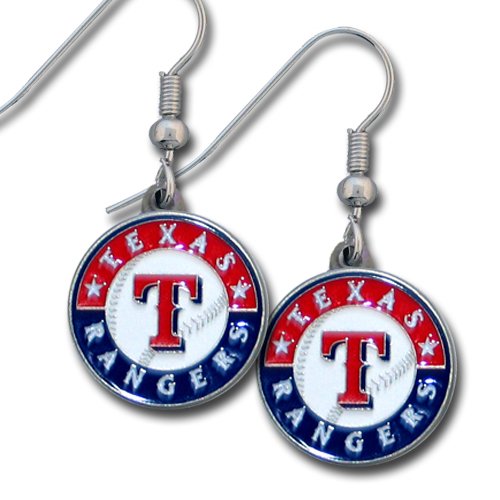 MLB Dangle Earrings - Texas Rangers