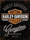 Harley Davidson Genuine steel fridge magnet (na pt)