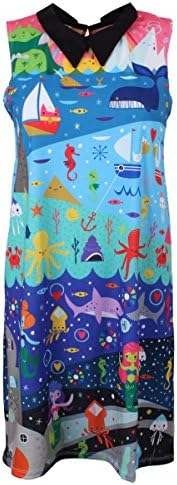 Japan LA Under Water Cosmos Shift Dress