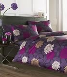Curtina Chelsea Double Quilt Set, Aubergine