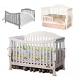 Athena Allie Convertible Crib - White (White) (58"W x 48"H x 30"D)