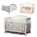Athena Allie Convertible Crib - White (White) (58"W x 48"H x 30"D)